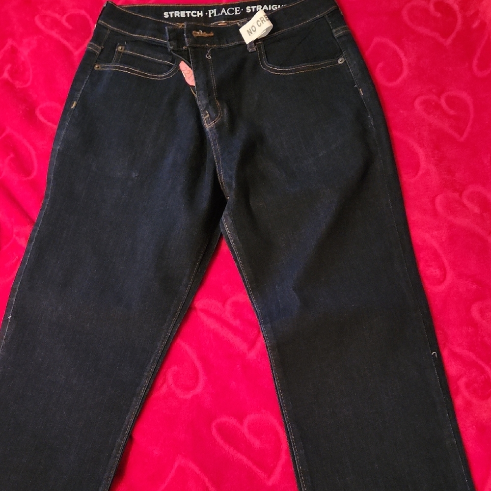 The Children's Place Dark Blue Straight Leg Jeans